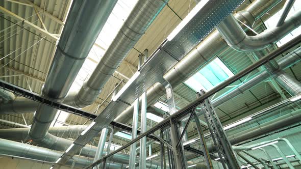 project of the pipe ventilation system at the wood-processing plant.
