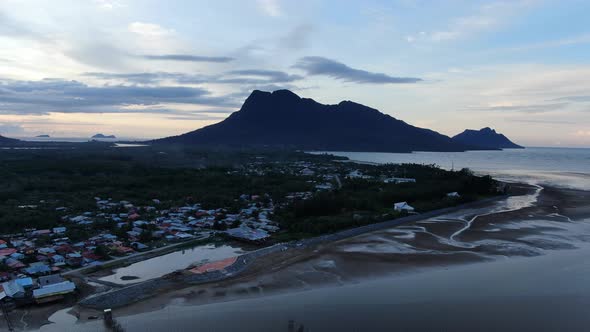 The Beaches at the most southern part of Borneo Island