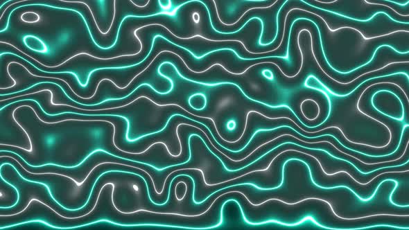 neon line wave background animation. abstract wave background. Vd 2113