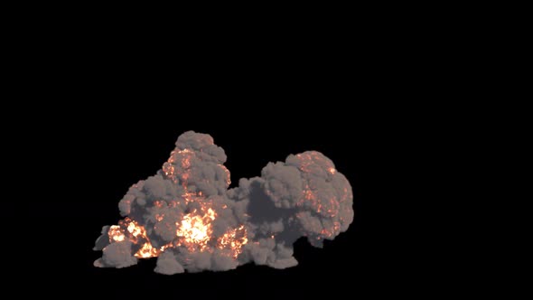 Massive Bomb Explosion