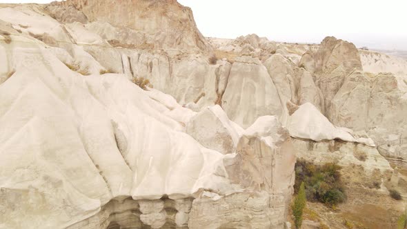 Cappadocia Landscape Aerial View. Turkey. Goreme National Park