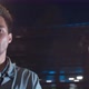 Portrait of a man while spinning at night - VideoHive Item for Sale