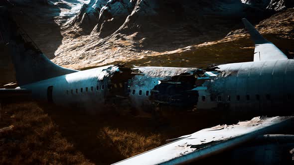 Plane Crashed on a Mountain