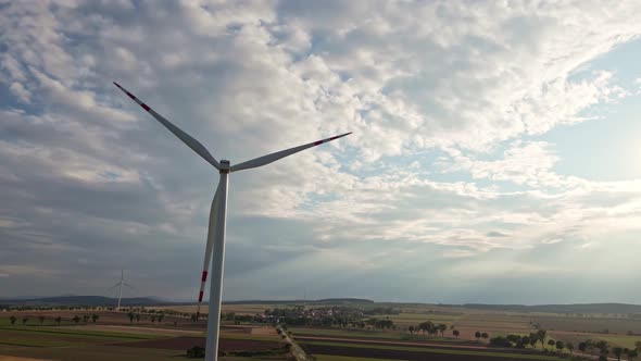 Wind Turbine in the Field