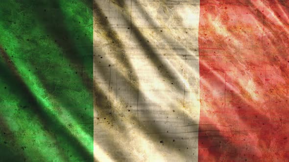 Italy Flag Grunge