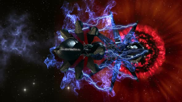 Warp Drive Opening A Wormhole