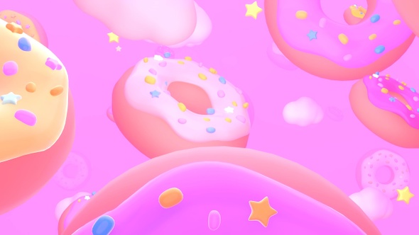 Through The Pink Donuts Sky