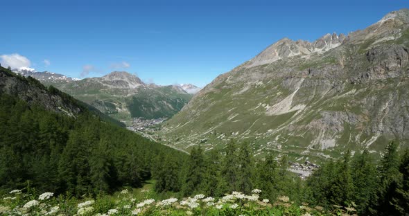 Climbing to the Iseran Pass, Savoie department, France