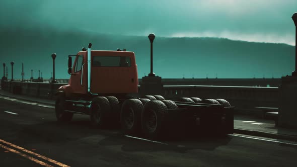 Big Lorry Truck on the Bridge alt