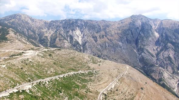 Large mountains in Albania