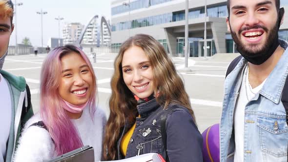 group of students outdoor