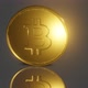 Golden bitcoin coin - VideoHive Item for Sale
