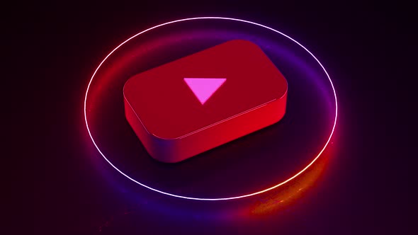 Neon Youtube Logo