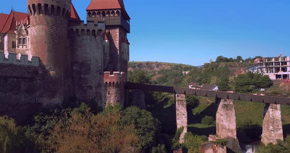 Corvin Castle In Transylvania, Romania