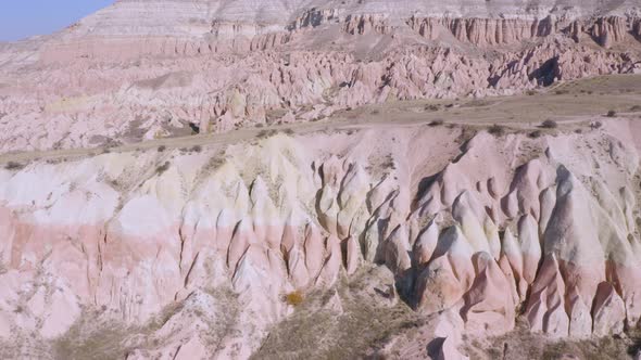 Mountain Landscape in Cappadocia, Turkey.