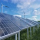 Photovoltaic Power Generation And Blue Sky And Clouds 02 - VideoHive Item for Sale