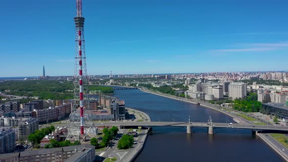 Saint-Petersburg. Drone. View from a height. City. Architecture. Russia 64