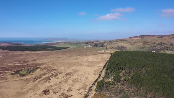 Flying From Glenties to Maasin County Donegal  Ireland