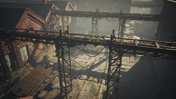 Ruins of a Very Heavily Polluted Industrial Factory alt