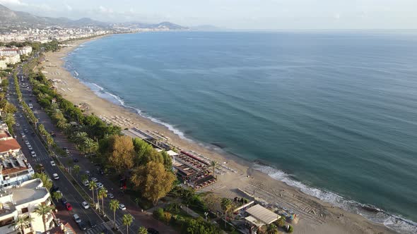 Alanya, Turkey - a Resort Town on the Seashore. Aerial View