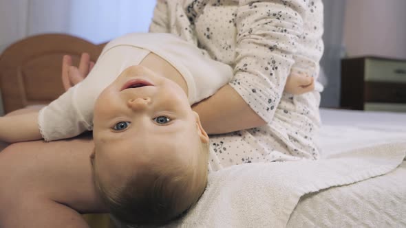 Baby on Mother's Hand