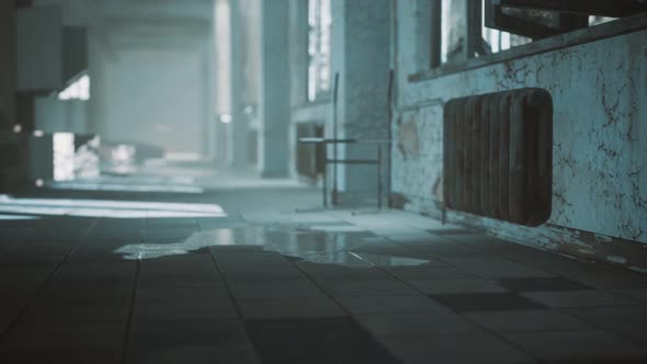 Interior of the Abandoned Soviet Building alt