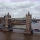 Dron View of the Tower Bridge on a Cloudy Day - VideoHive Item for Sale