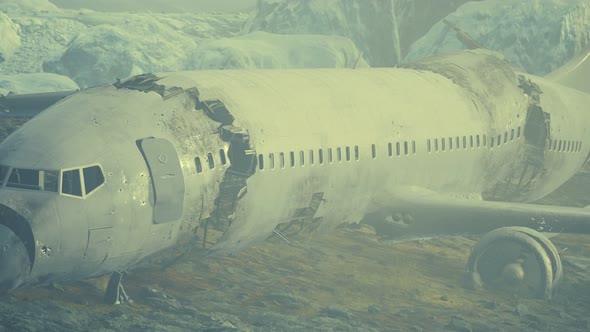 Plane Crashed on a Mountain