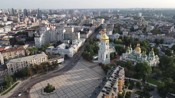 Kyiv - Aerial View of the Capital of Ukraine. Kiev