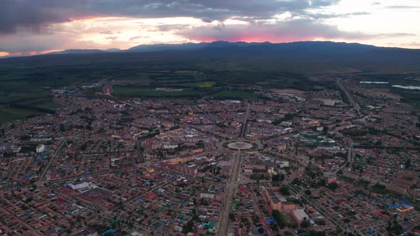 Sunset view of Turks Bagua City