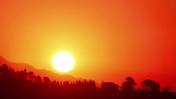 Sunrise Mountains Time Lapse