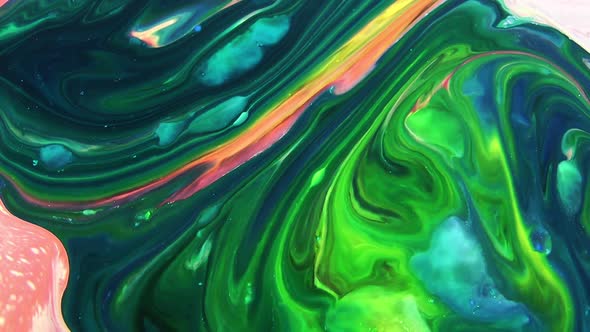 Psychedelic Color Spreading Paint Swirling alt