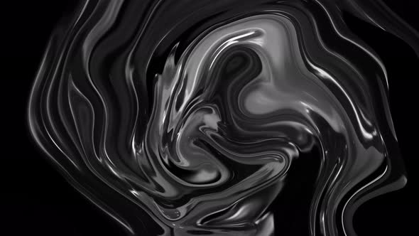 Abstract Background Oily Glossy Material Twisted Liquid Animation