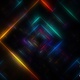 4k Colorful Neon Lights Tunnel Vj Loop - VideoHive Item for Sale
