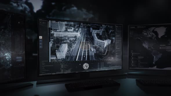 Sci-fi Spy Network Established Surveillance Over Vehicle By Pursuit Drone alt