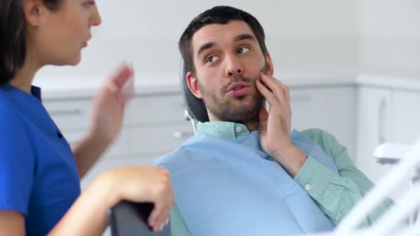 Patient with Toothache at Dentist Office 25