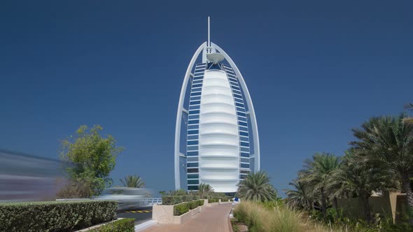 Burj Al Arab Considered the World's Most Luxurious Hotel Timelapse Hyperlapse