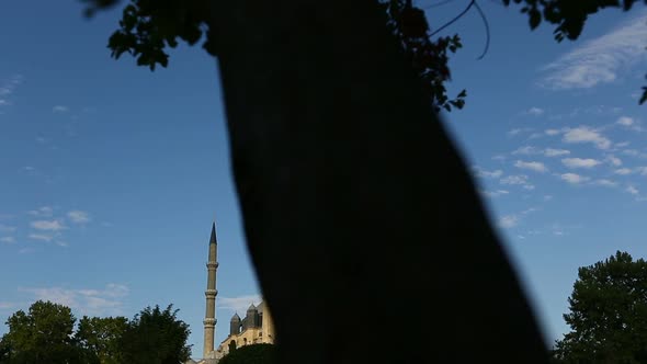 Edirne Ottoman Magnificent Selimiye Mosque Timelapse  alt