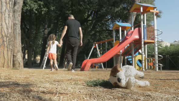 Child Left Unattended in a Playground