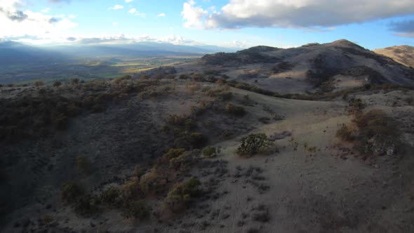 Flying Above Siskiyou Pass Arriving Into Medford Oregon Rogue Valley