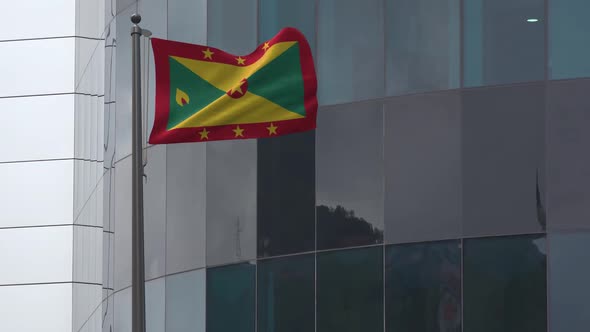 Grenada Flag Background 2K