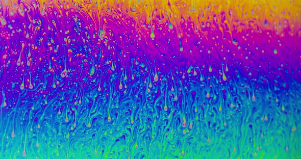 Macro Soap Bubble Colorful Psychedelic