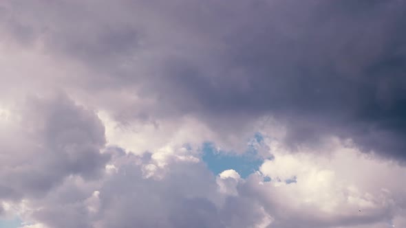 amazing timelapse shot of cloudy sky