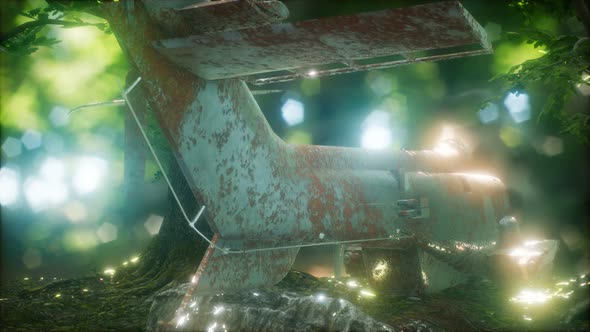 Old Rusted Military Helicopter alt