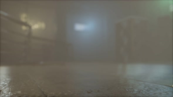 Rainy Night with Fog at Old Town Street alt