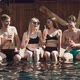 Group of Friends Having Fun at Pool - VideoHive Item for Sale