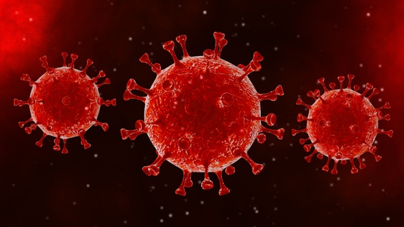 Corona Virus Visualization Covid 19 Background V1