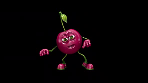 Fun Cherry  Looped Dance with Alpha Channel and Shadow alt