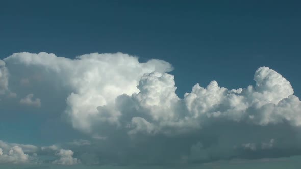 White Rain Clouds And Blue Sky 5