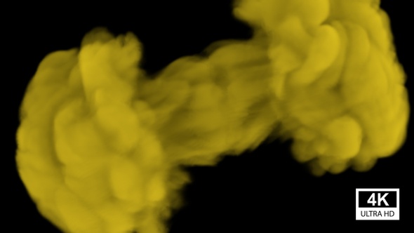Yellow Revealing Smoke 4K alt
